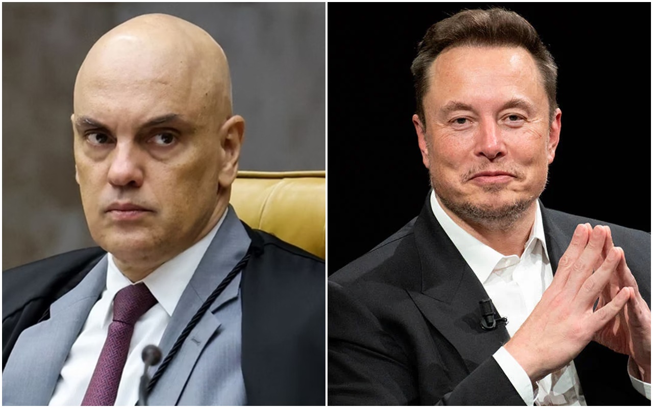 Moraes intima Elon Musk e pode tirar rede social X do ar caso não apresente representante legal no Brasil