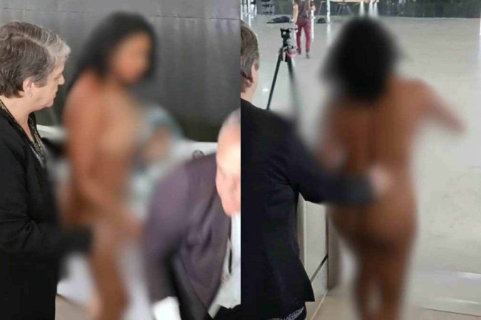 Mulher nua invade Palácio do Planalto e tenta falar com Lula