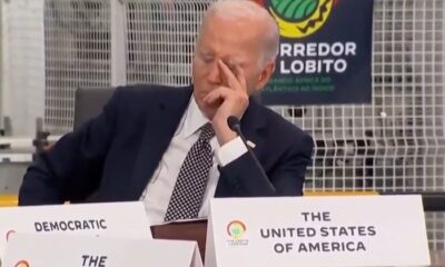 Joe Biden dorme durante encontro com líderes africanos em Angola